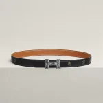 Mini Constance Touareg belt buckle & Hermès sur Mer reversible leather strap 24 mm